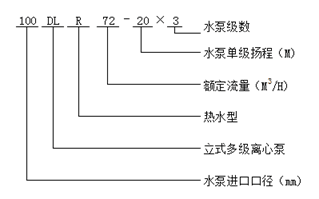 大東海泵業(yè)DL型立式多級(jí)離心泵型號(hào)意義